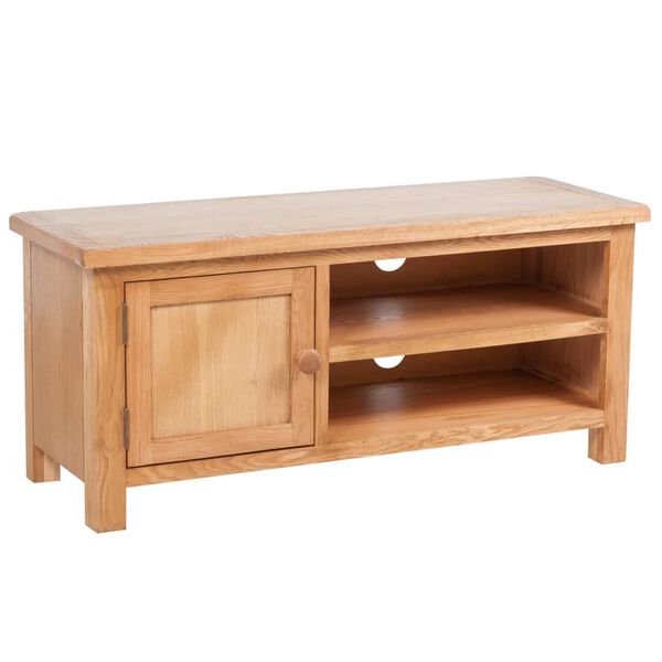 vidaXL TV Cabinet 103x36x46 cm Solid Oak Wood