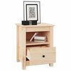 vidaXL Bedside Cabinet 40x35x49 cm Solid Wood Pine