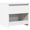 vidaXL Bedside Cabinet White 40x30x39 cm Engineered Wood