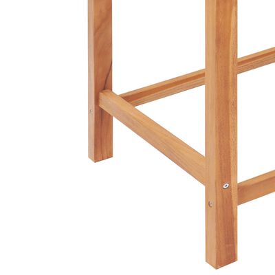 vidaXL 3 Piece Bar Set Solid Teak Wood