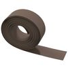 vidaXL Garden Edgings 4 pcs Brown 10 m 20 cm Polyethylene