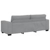 vidaXL 3-Seater Sofa&nbsp;Light Grey 220x77x82 cm Fabric