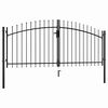 vidaXL Double Door Fence Gate "Woerden" with Spear Top 299,5x149,5 cm
