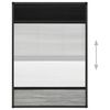 vidaXL Plisse Insect Screen for Windows Aluminium 80x120 cm with Shade