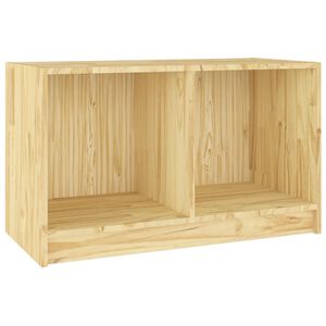 vidaXL TV Stand | Pinewood Natural | Solid Pinewood | Medium | TV Stand