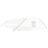 vidaXL Greenhouse with Steel Frame White 96 m&sup2; 16x6x2.85 m