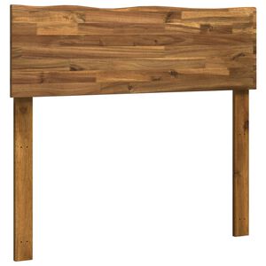 vidaXL Live Edge Headboard ROSTOCK Natural 90 cm Solid Acacia Wood