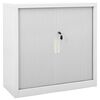 vidaXL Sliding Door Cabinet Grey 90x40x90 cm Steel