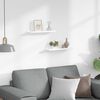 vidaXL Wall Shelves 2 pcs High Gloss White 40x9x3 cm