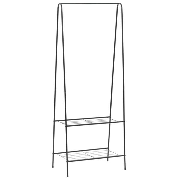 vidaXL Clothes Rack 59x35x150 cm Black