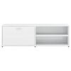 vidaXL TV Cabinet High Gloss White 120x34x37 cm Engineered Wood