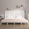 vidaXL Wall Headboard White 186x3x91.5 cm Solid Wood Pine