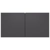 vidaXL 7 Piece TV Cabinet Set Grey Engineered Wood