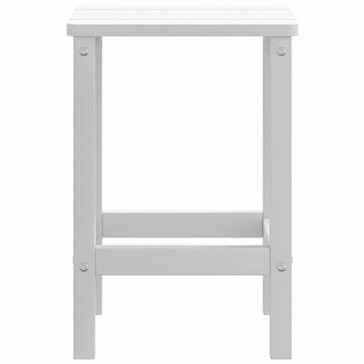 vidaXL Garden Adirondack Table White 38x38x46 cm HDPE