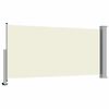 vidaXL Patio Retractable Side Awning 120 x 300 cm Cream