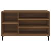 vidaXL Shoe Cabinet Brown Oak 102x36x60 cm Engineered Wood