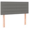 vidaXL Headboard Dark Grey 100 cm Fabric