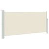 vidaXL Retractable Side Awning 140 x 314 cm Cream