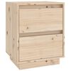 vidaXL Bedside Cabinet 40x35x50 cm Solid Wood Pine