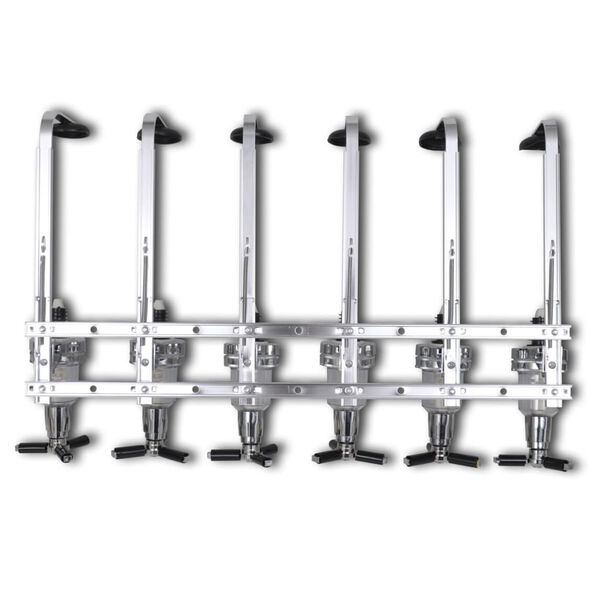 Wall Mounted 6 Bottle Professional Liquor Dispenser