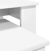vidaXL Coffee Table Set 2 pcs White Engineered Wood