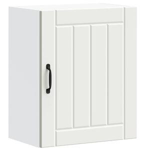 vidaXL Kitchen Wall Cabinet Lucca White Engineered Wood