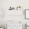 vidaXL Bathroom Wall Cabinet White 100x25x30 cm Engineered Wood