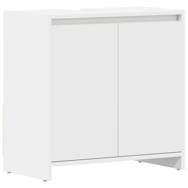 vidaXL Bathroom Cabinet White 60x33x61 cm Engineered Wood