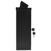 vidaXL Wall Mounted Mailbox Black 29 x 13 x 41 cm Cast Aluminum
