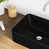 vidaXL Wash Basin 40x30x13 cm Ceramic Black