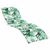vidaXL Lounger Cushion Oxford fabric (100% polyester) Leaf pattern