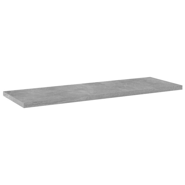 vidaXL Bookshelf Boards 8 pcs Concrete Grey 60x20x1.5 cm Engineered Wood