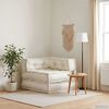 vidaXL Modular Sofa Unit Cream 70x70x54 Fabric