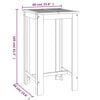 vidaXL 5 Piece Garden Bar Set Solid Wood Acacia