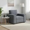 vidaXL Sofa Chair Dark Grey 60 cm Velvet
