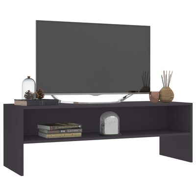 vidaXL TV Cabinet Grey 120x40x40 cm Engineered Wood