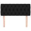 vidaXL Headboard Black 100 cm Fabric