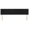 vidaXL Headboards Black 200x5x78/88 cm Velvet