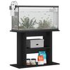 vidaXL Aquarium Stand Black 80x35x60 cm Engineered Wood