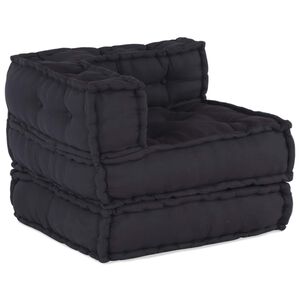 vidaXL Modular Sofa Unit Fabric Anthracite 210 x 140 x 56 cm