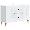 vidaXL TV Cabinet with Drawer White 89 x 34.5 x 60 cm Engineered Wood