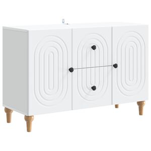 vidaXL TV Cabinet with Drawer White 89 x 34.5 x 60 cm Engineered Wood