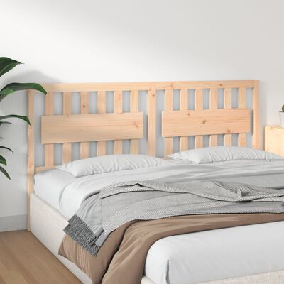 vidaXL Bed Headboard 185.5x4x100 cm Solid Wood Pine