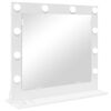 vidaXL Vanity Mirror White 60 x 55 x 18 cm Glass and Engineered wood