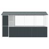 vidaXL Bird Cage Anthracite 410 x 210 x 230 cm Galvanised steel
