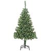 vidaXL Christmas Tree with 300 LEDs with Stand Green 180 cm PVC