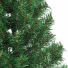 vidaXL Artificial Pre-lit Christmas Tree Green 210 cm PVC