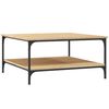 vidaXL Coffee Table Sonoma Oak 80x80x40 cm Engineered Wood