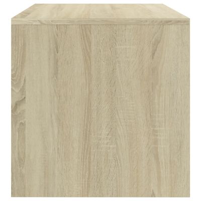 vidaXL TV Cabinet Sonoma Oak 100x40x40 cm Engineered Wood