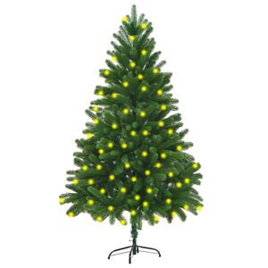 vidaXL Artificial Pre-lit Christmas Tree 180 cm Green